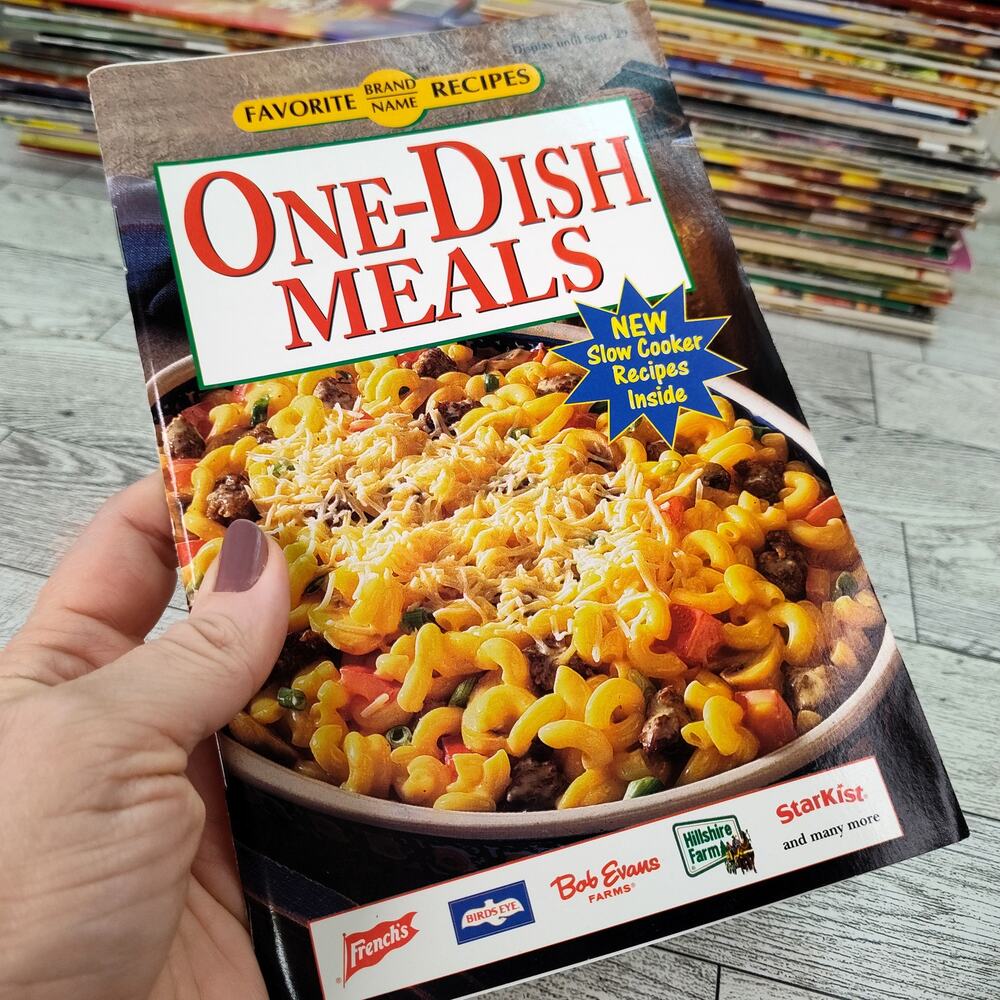 One-Dish Meals Cookbook Booklet Famous Brand Name Recipes